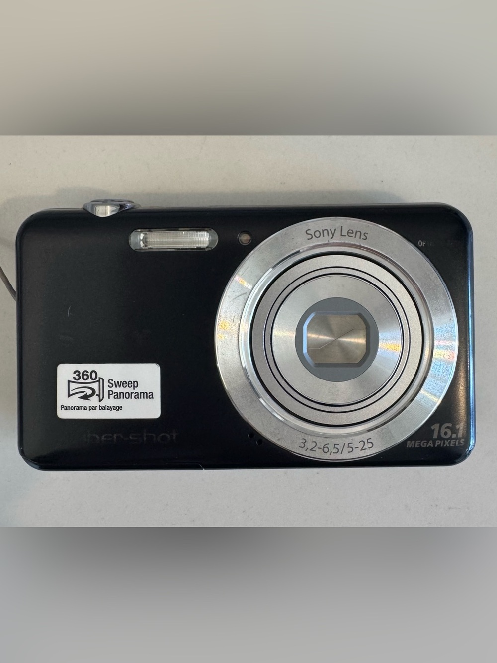 AS IS Sony Cyber-shot DSC-W710 16.1MP digital camera 5x optical black for parts